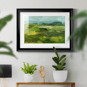 Emerald View IV - Modern Framed Art Print
