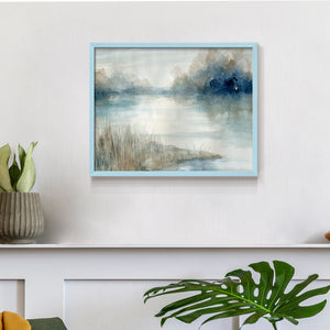 42053,watercolor,landscape,serene,reflection,river,dawn,mist,greenery,tranquility,calm,nature,peaceful,art,brushstrokes,sky,water,scenery,outdoor,riverbank,colors,light,softness,beauty,environment,subtle,composition,texture,stillness,horizon,morning,blue,shades,natural,creative,peacefulness,palette,tranquil,development,Re-stickable,Abstract