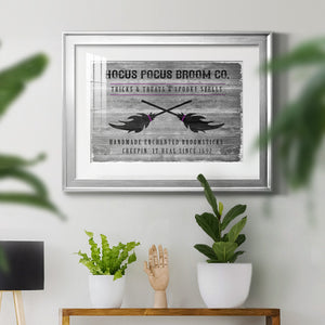 Hocus Pocus Broom Co. - Modern Framed Art Print