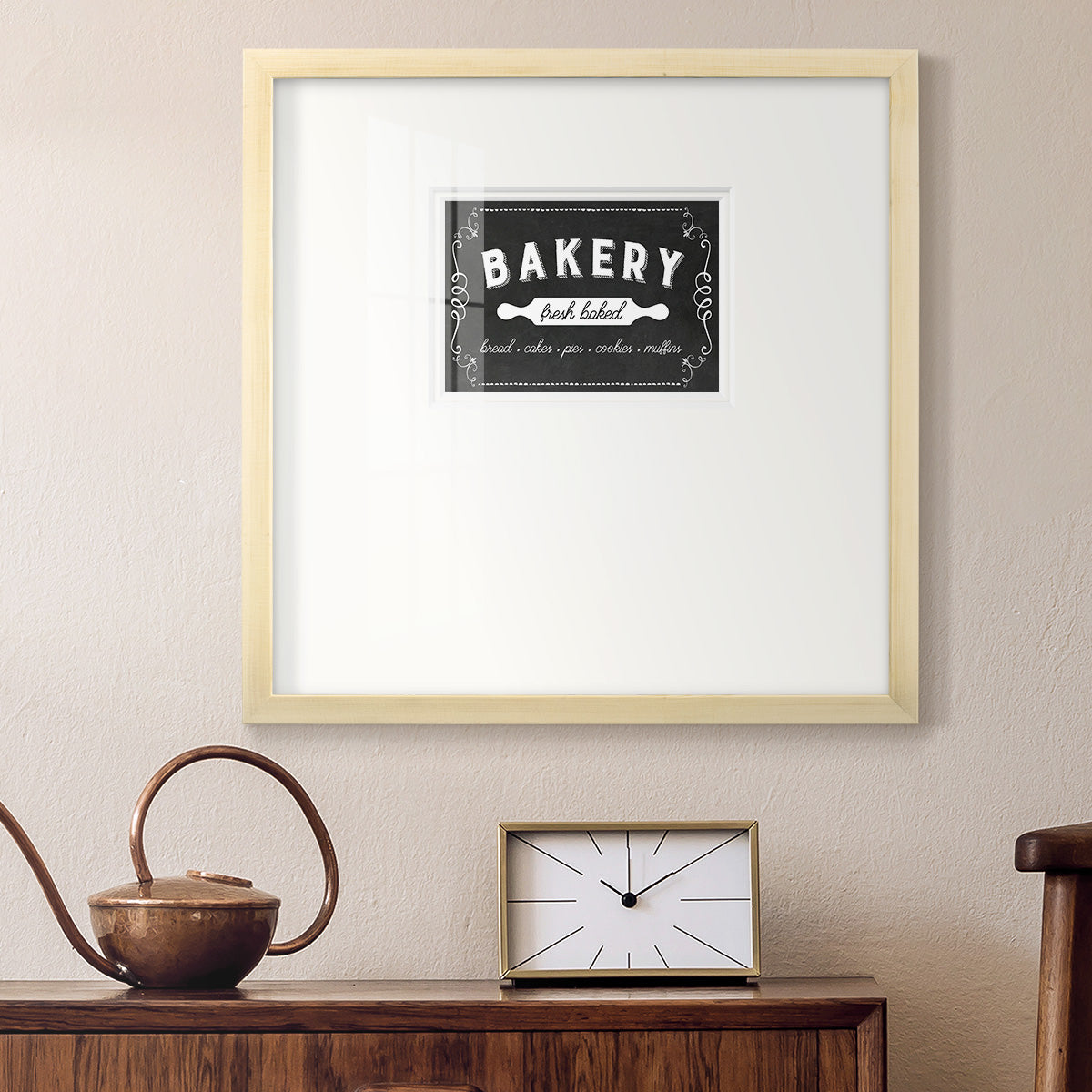 Bakery Premium Framed Print Double Matboard