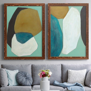 Boulder I - Barnwood Framed Canvas Set