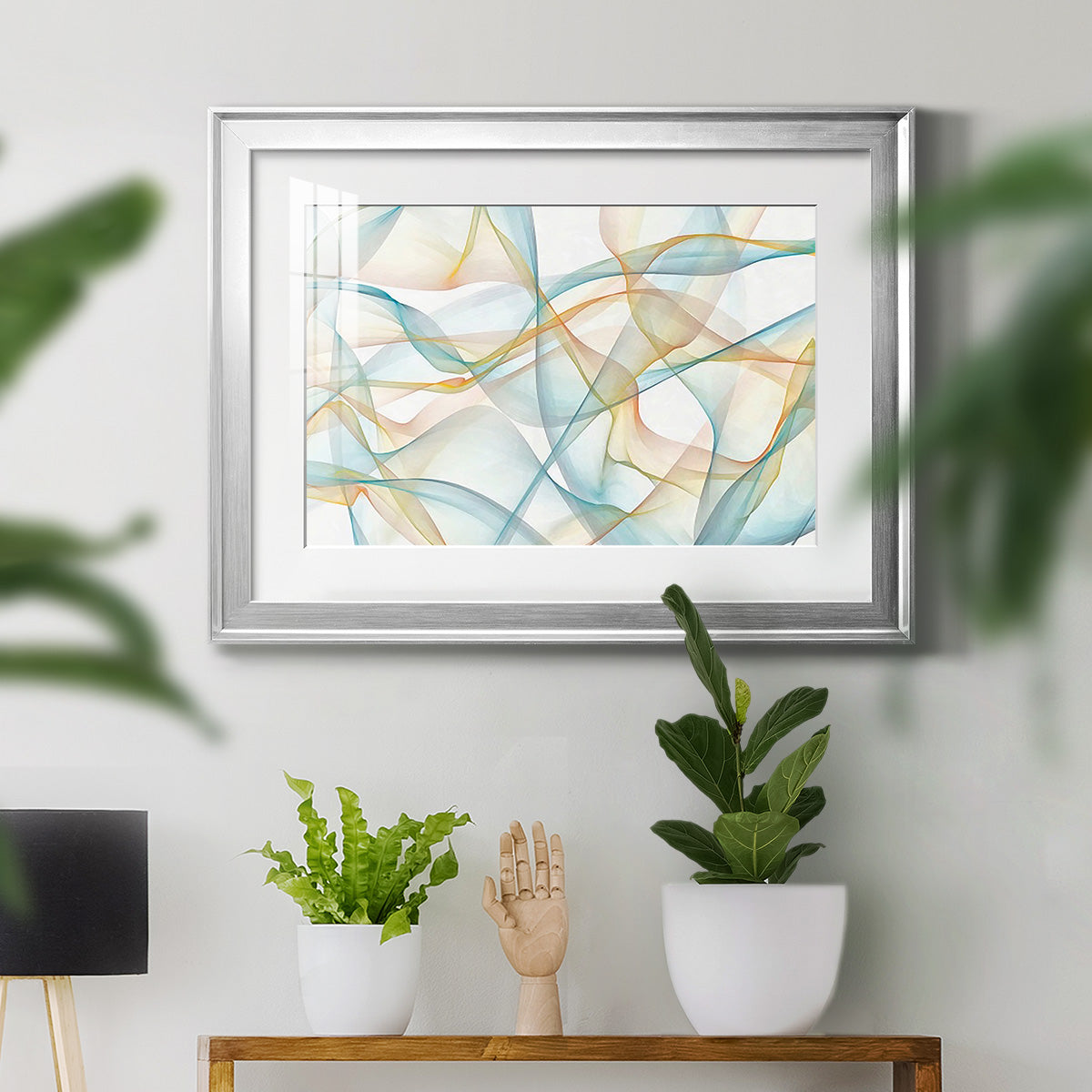 Curves and Waves VI Premium Framed Print - Ready to Hang