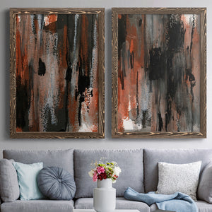 Loft Pastel VII - Barnwood Framed Canvas Set
