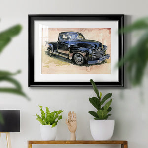 Antique Pickup II Premium Framed Print - Ready to Hang