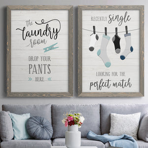 Drop Your Pants - Premium Framed Canvas 2 Piece Set - Ready to Hang