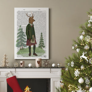 Scottish Deer Alistair McStag, Full, Book Print - Gallery Wrapped Canvas