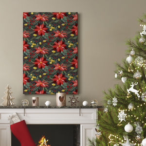 Bright Christmas Night Collection E - Gallery Wrapped Canvas