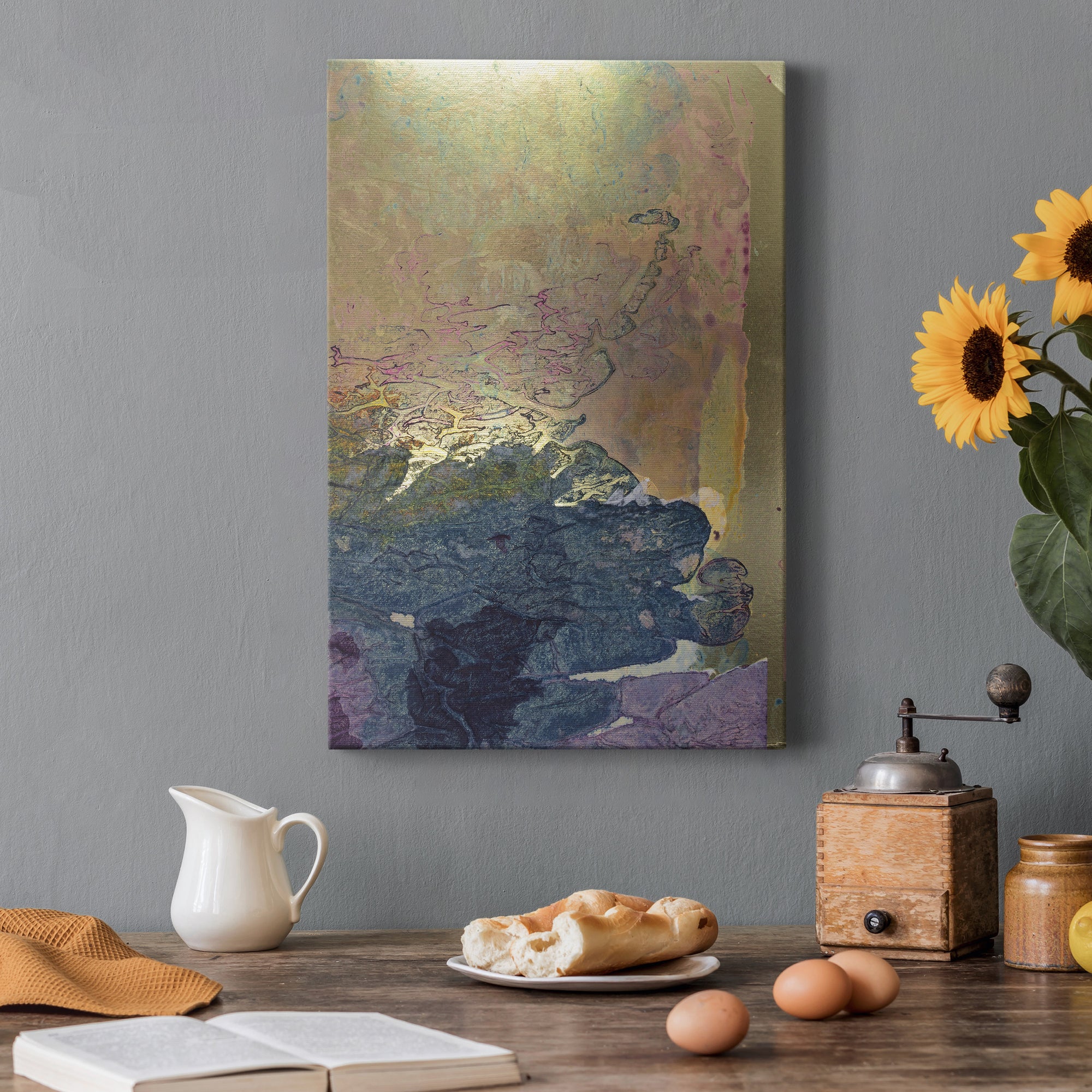 Monet's Landscape I Premium Gallery Wrapped Canvas - Ready to Hang