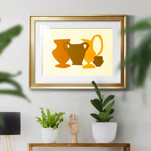 Posing Pottery II - Modern Framed Art Print