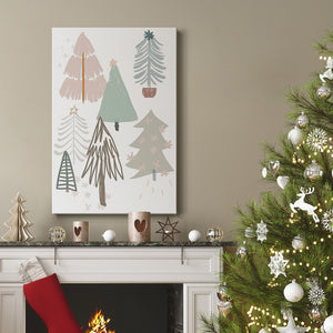 Christmas Tree Sketchbook Collection B - Gallery Wrapped Canvas