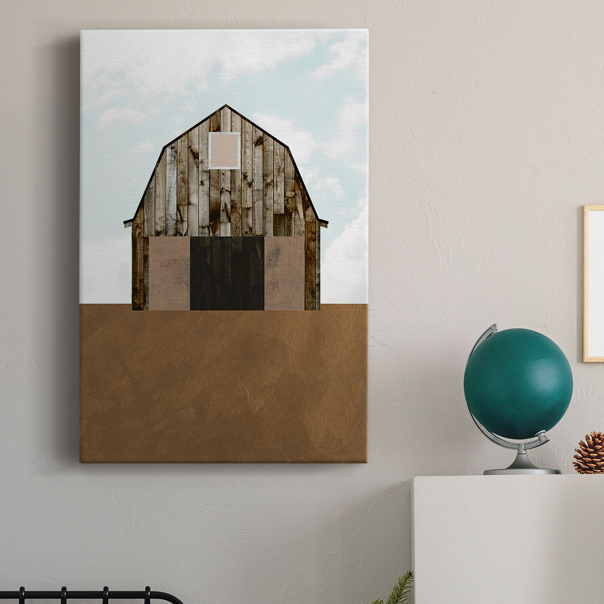 A Barn's Portrait II Premium Gallery Wrapped Canvas - Ready to Hang