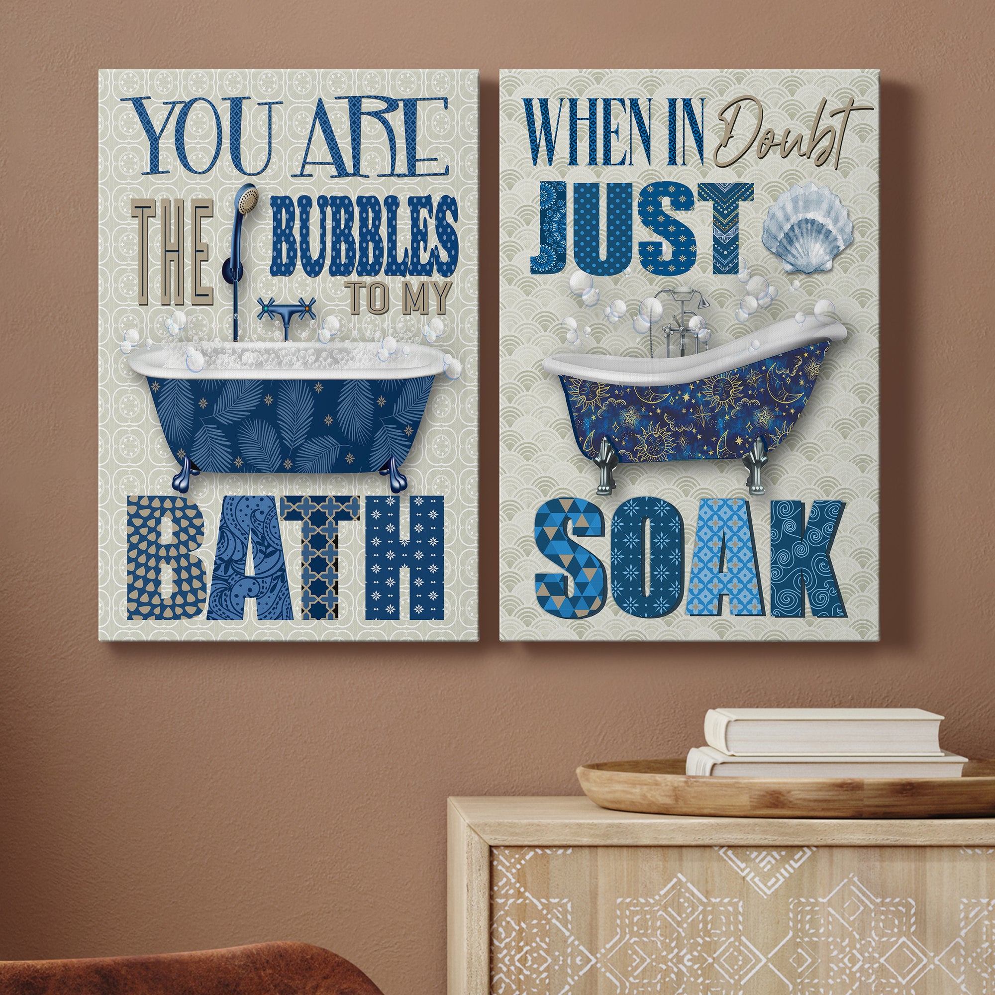 Bubble Bath Premium Gallery Wrapped Canvas - Ready to Hang