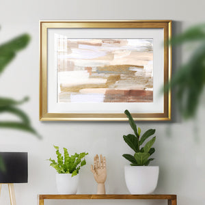 Gold Quartz II - Modern Framed Art Print