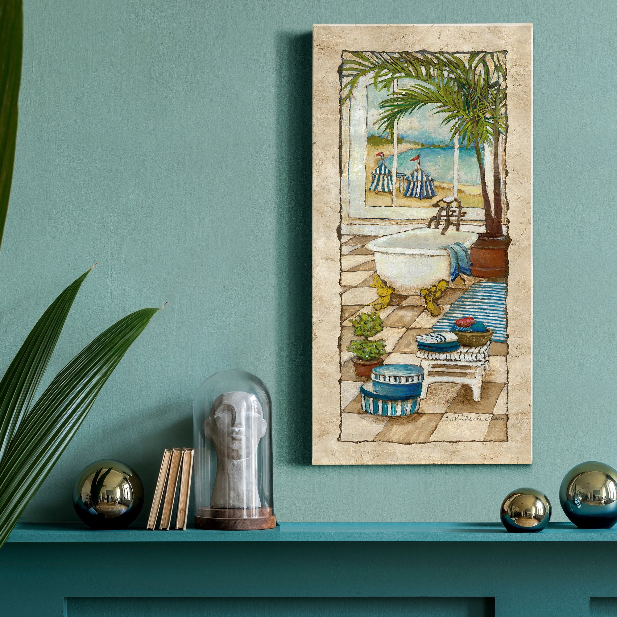 Day In Paradise II - Premium Gallery Wrapped Canvas - Ready to Hang