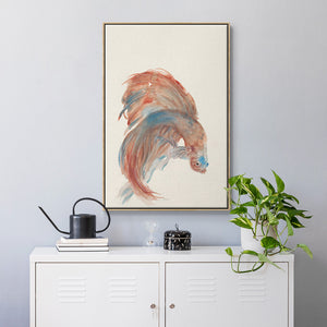 Betta III - Framed Premium Gallery Wrapped Canvas L Frame - Ready to Hang