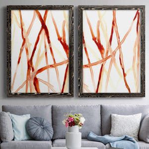 Runnel V - Barnwood Framed Canvas Set