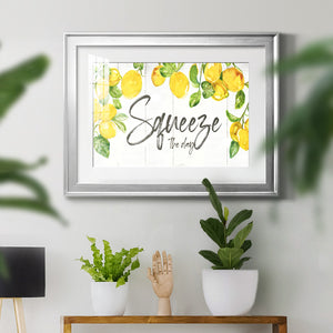 Lemon Squeeze - Modern Framed Art Print