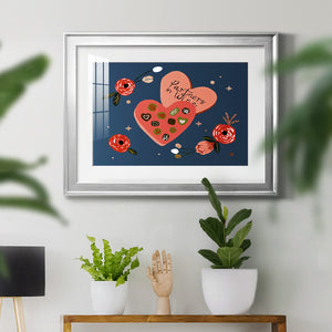 Happy Galentine I - Modern Framed Art Print