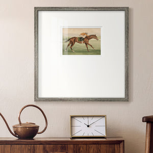 Vintage Equestrian II Premium Framed Print Double Matboard
