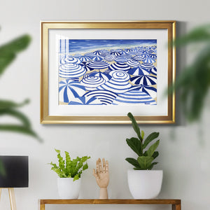 Candy Bowl Prussian Blue - Modern Framed Art Print