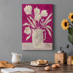 Fuchsia Arrangement II Premium Gallery Wrapped Canvas - Ready to Hang
