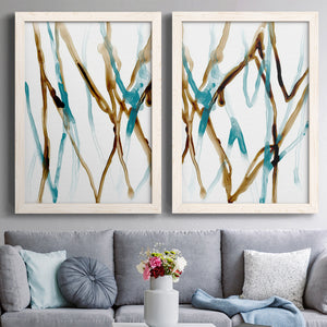 Runnel XVII - Barnwood Framed Canvas Set