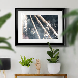 Celestial Glimmer - Modern Framed Art Print
