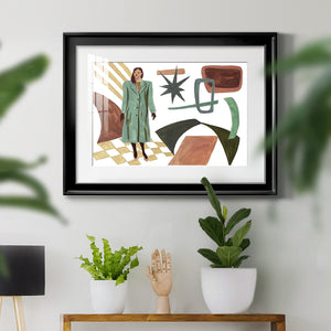 Vintage Vibes II - Modern Framed Art Print