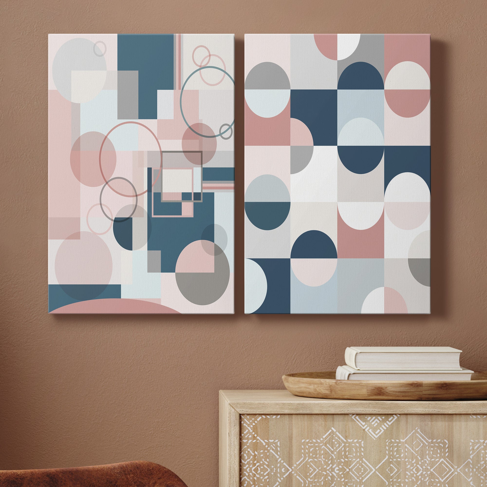 Modern Geo Premium Gallery Wrapped Canvas - Ready to Hang