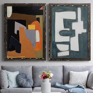 The Olive Press Rooom - Barnwood Framed Canvas Set