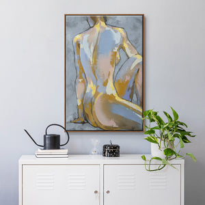 Grey Maiden II - Framed Premium Gallery Wrapped Canvas L Frame - Ready to Hang