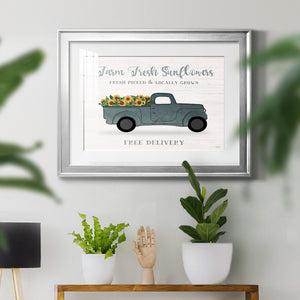 Farmers Market Truck - Modern Framed Art Print