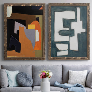 The Olive Press Rooom - Barnwood Framed Canvas Set