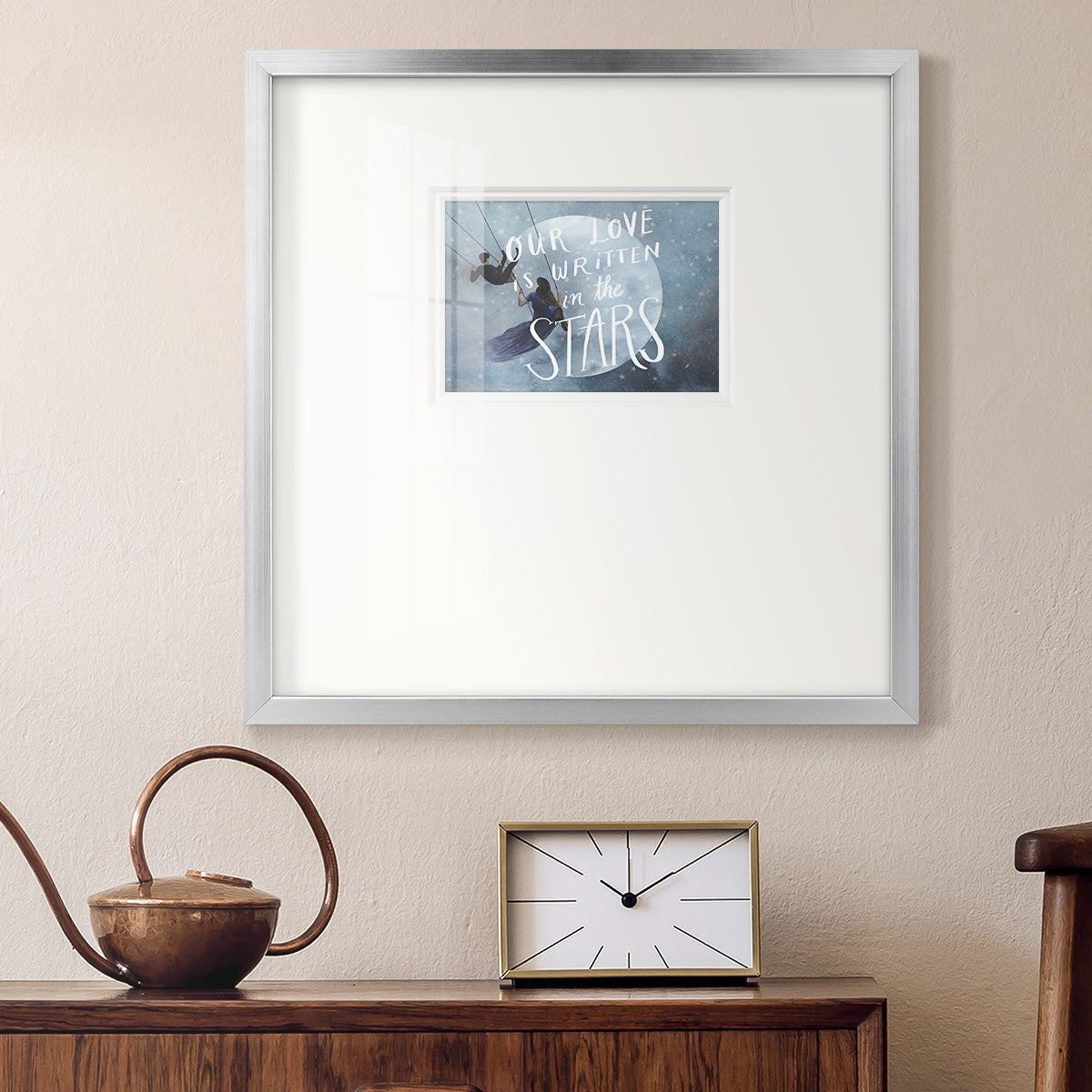 Celestial Love Collection A Premium Framed Print Double Matboard