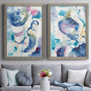 Fiesta I - Barnwood Framed Canvas Set