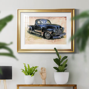 Antique Pickup II Premium Framed Print - Ready to Hang