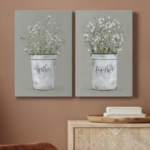 Bouquet of Grace Bucket Gather Premium Gallery Wrapped Canvas - Ready to Hang