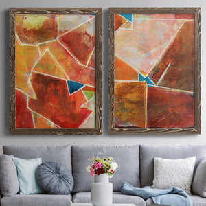 Primary Connection VII - Barnwood Framed Canvas Set