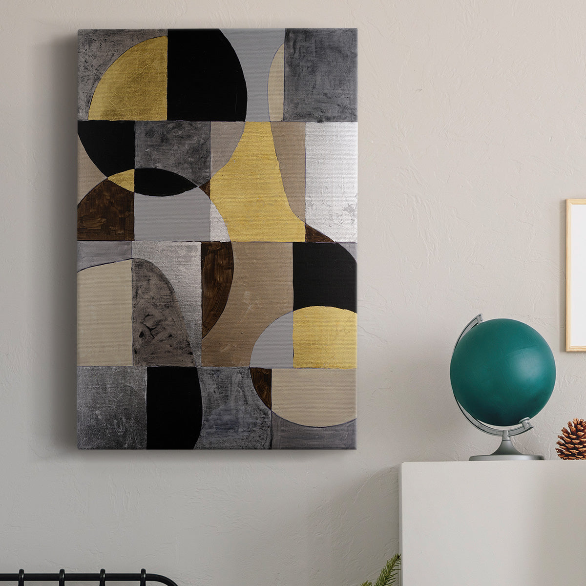 Neutral Framework I Premium Gallery Wrapped Canvas - Ready to Hang