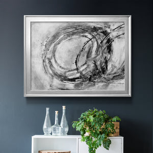 Infinity Rings I - Modern Framed Canvas Print
