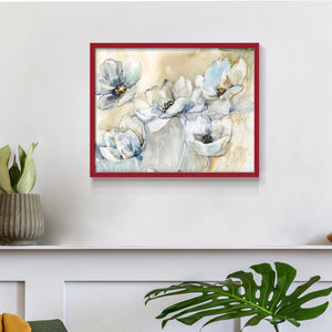 41787,artwork,flowers,floral,painting,modern,decor,home,interior,white,blue,delicate,blossoms,design,nature,still life,aesthetic,elegant,beauty,frame,neutral,soft tones,decor piece,wall art,creativity,inspiration,harmony,fresh,visual,texture,light,contemporary,arrangement,botanical,vivid,outdoors,tranquility,color palette,visual composition,Re-stickable,Plants & Flowers