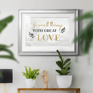 Small Things Gold - Modern Framed Art Print