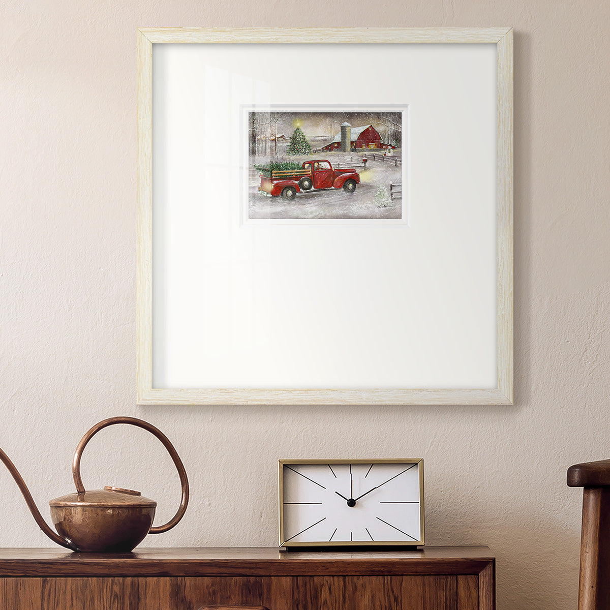 Making Christmas Memories Premium Framed Print Double Matboard
