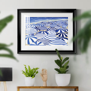 Candy Bowl Prussian Blue - Modern Framed Art Print