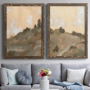Hillside Walking Path III - Barnwood Framed Canvas Set