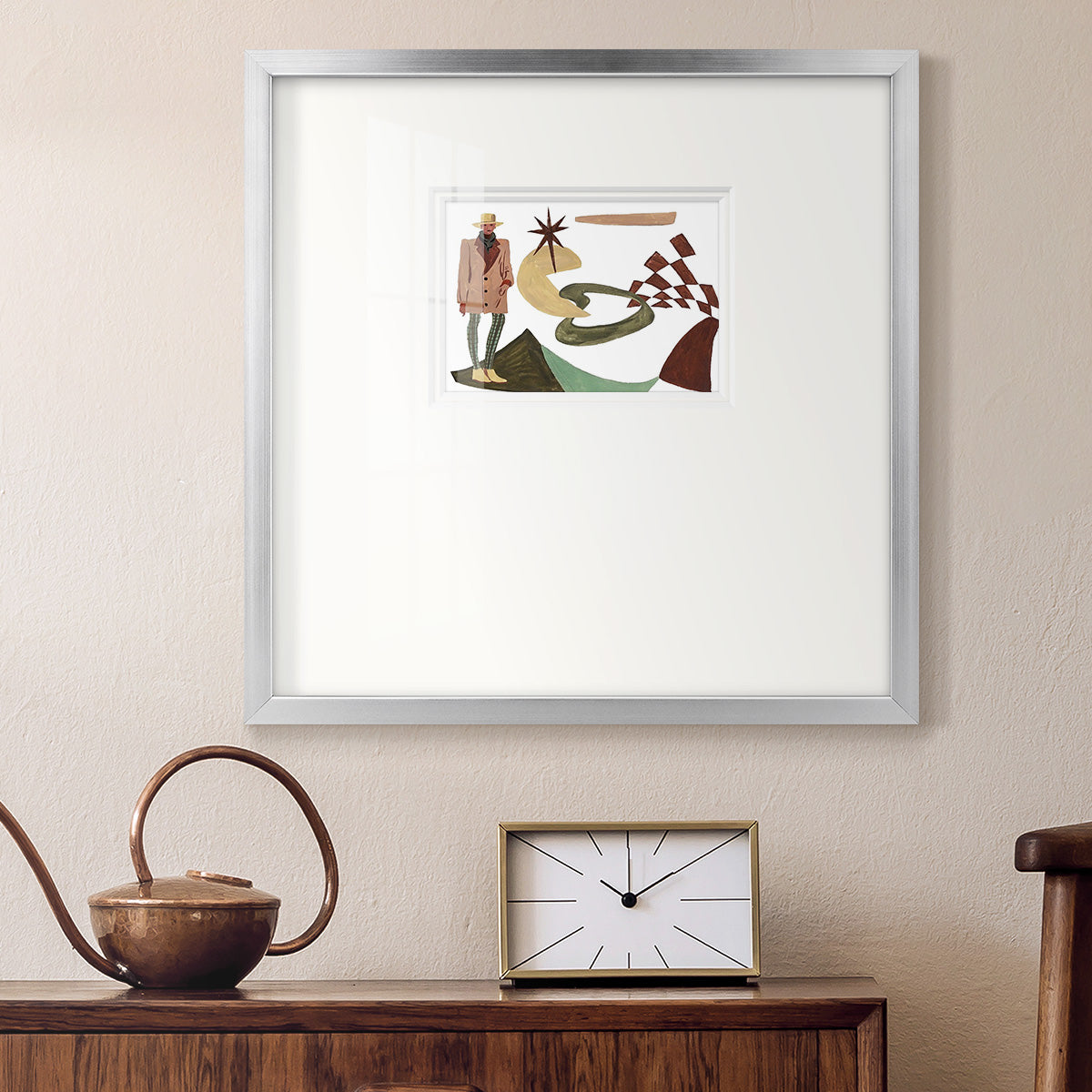 Vintage Vibes IV Premium Framed Print Double Matboard