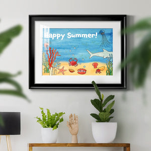 Cute Sea Creatures I Premium Framed Print - Ready to Hang