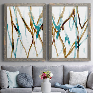 Runnel XVII - Barnwood Framed Canvas Set