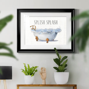 Splish Splash - Modern Framed Art Print