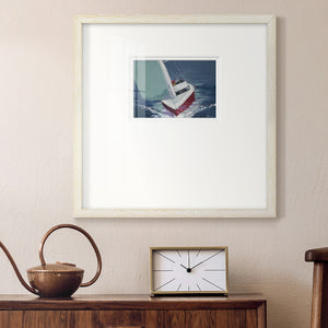 Day Sailing Premium Framed Print Double Matboard